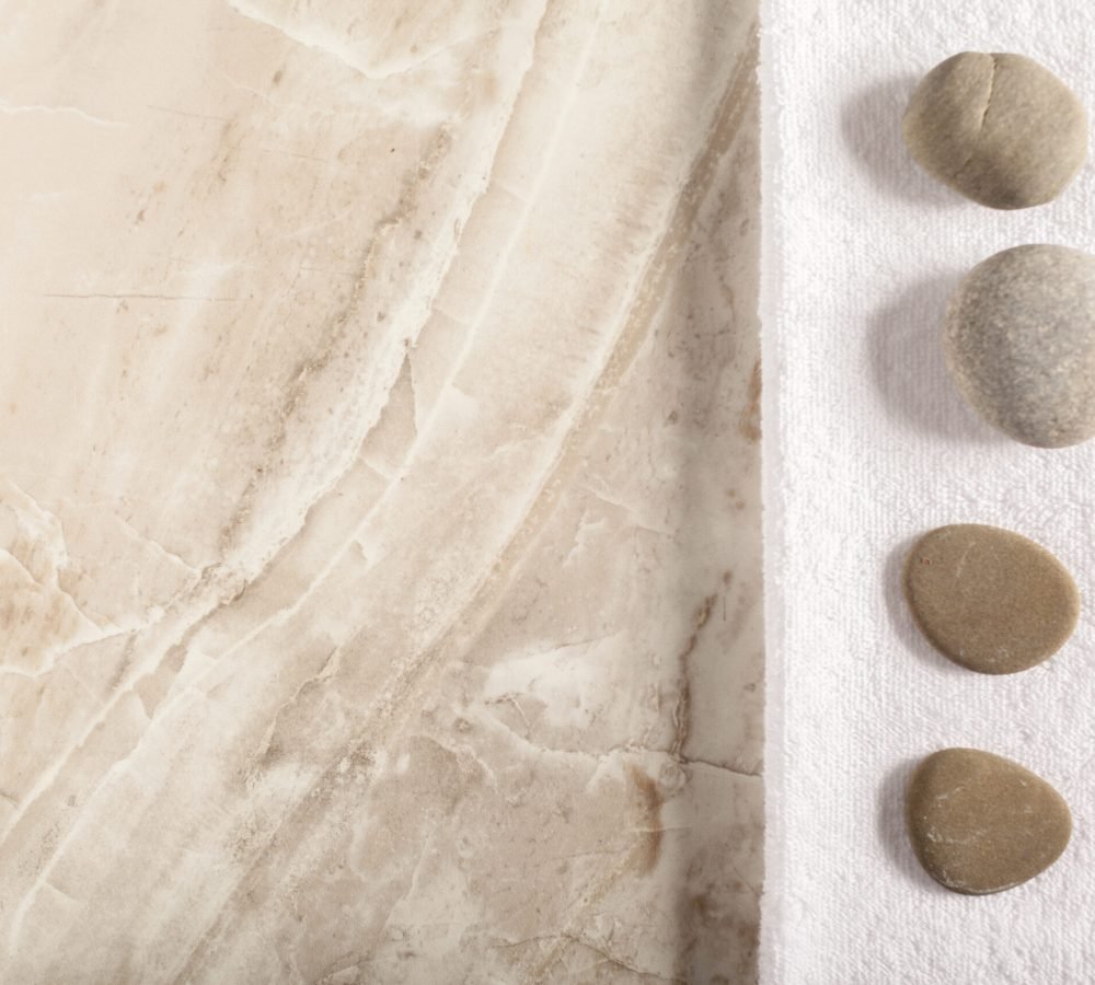 Spa still life with spa stones